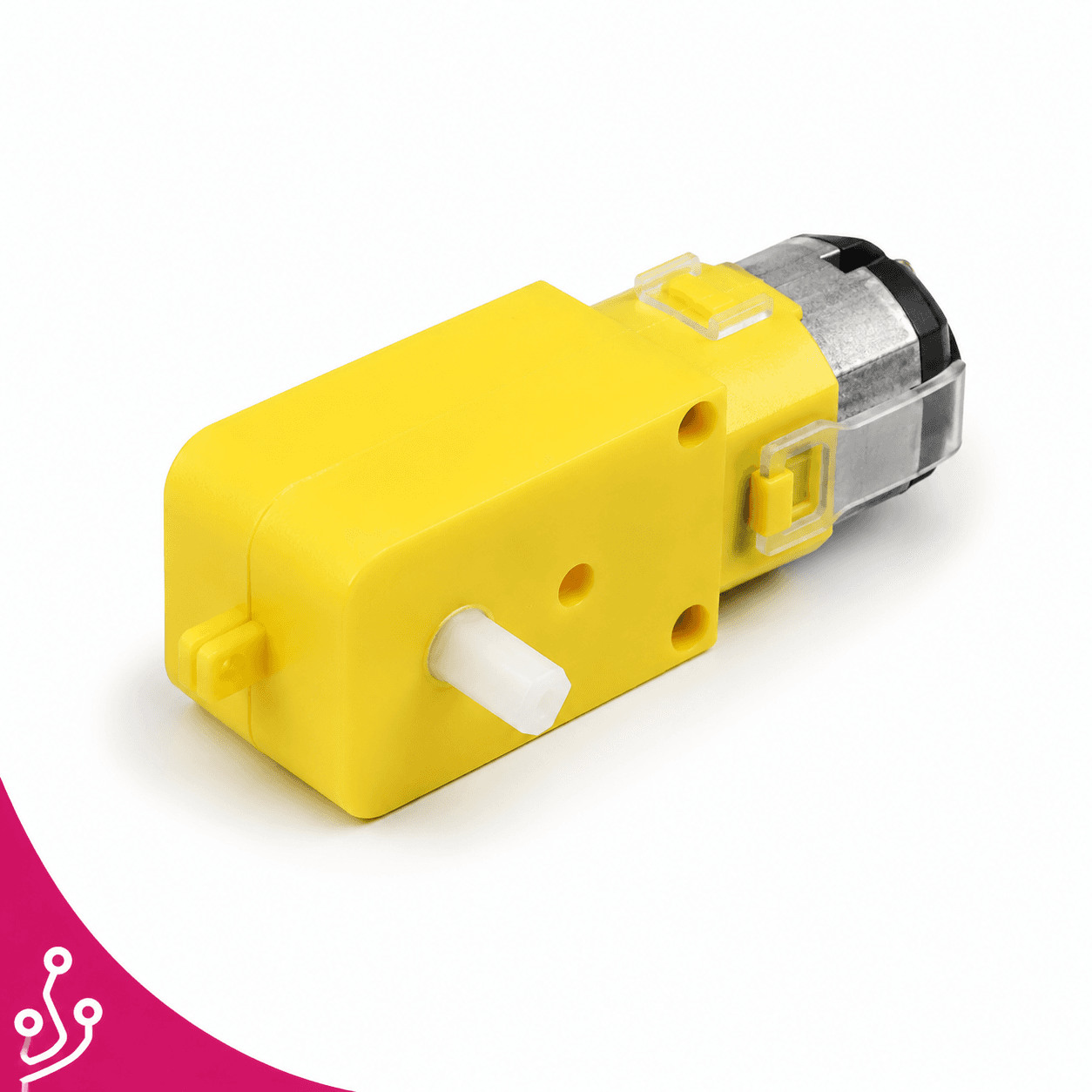 Yellow Geared DC Motor