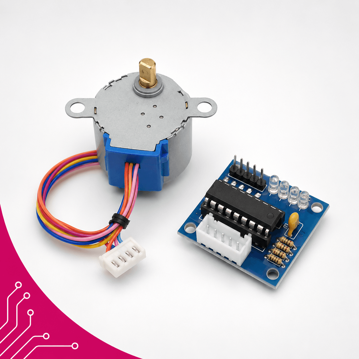 Stepper Motor with ULN2003 Driver